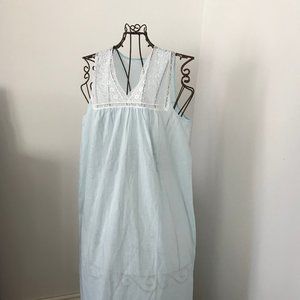 Vintage Light Blue Lacey Nightgown